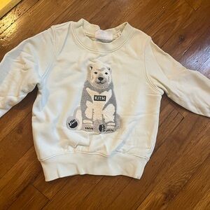 Kith White Polar Bear Graphic Sweatshirt